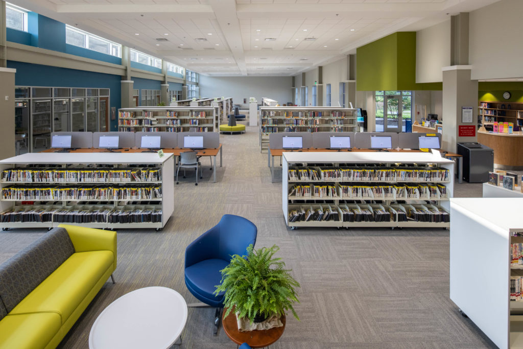 Clemmons Library Interior Space